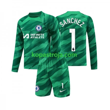 Billiga Fotbollströjor Chelsea Robert Sanchez 1 Målvakt Barn Tredje tröja 2023/24 Långärmad